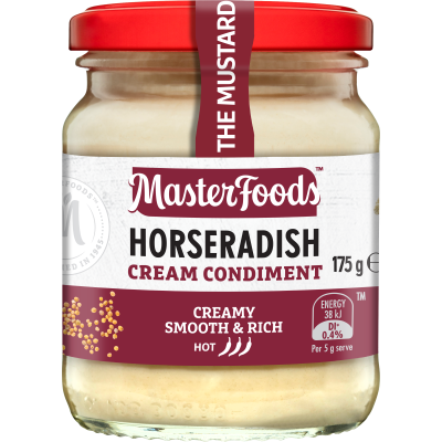 Masterfoods Horseradish Cream Condiment 175g