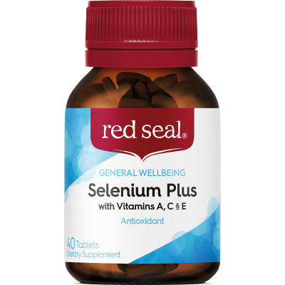 Red Seal Selenium Plus With Vitamins A,C & E Tablets 40pk