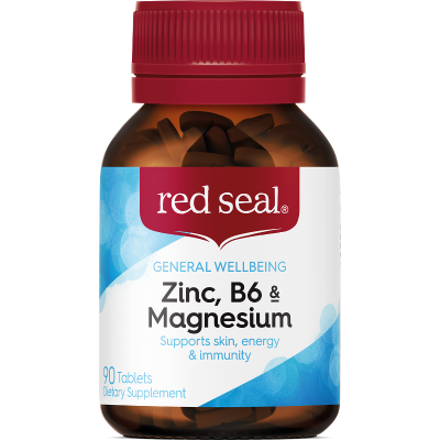 Red Seal Zinc B6 & Magnesium Tablets 90pk