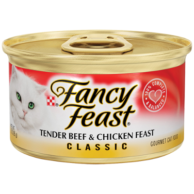 Purina Fancy Feast Tender Beef & Chicken Feast Cat Food 85g