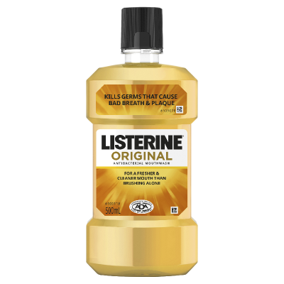 Listerine Gold Original Antibacterial Mouthwash 500ml