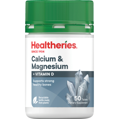 Healtheries Calcium & Magnesium Tablets 50pk