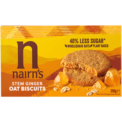 Nairn's Stem Ginger Oat Biscuits 200g