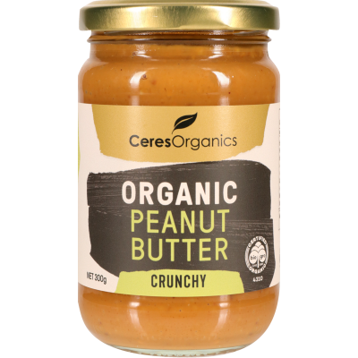 Ceres Organics Crunchy Peanut Butter 300g