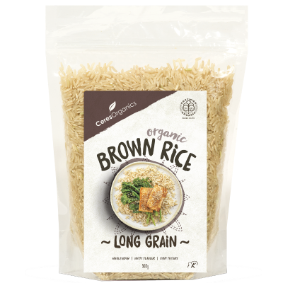 Ceres Organics Long Grain Brown Rice 500g