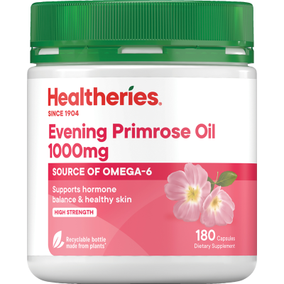 Healtheries Evening Primrose Oil 1000mg Capsules 180pk