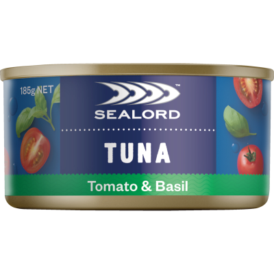 Sealord Tomato & Basil Tuna 185g