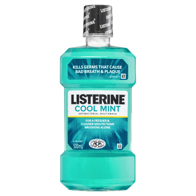 Listerine Cool Mint  Antibacterial Mouthwash 500ml