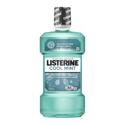 Listerine Cool Mint Antibacterial Mouthwash 500ml