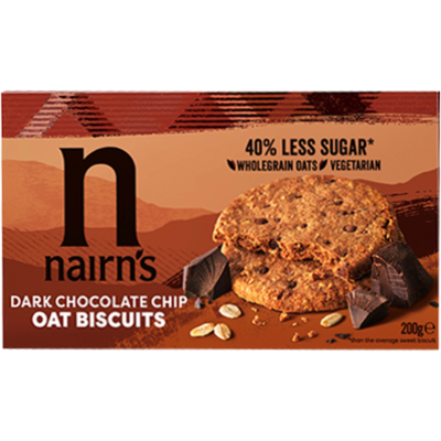 Nairn's Dark Chocolate Chip Oat Biscuits 200g