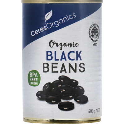 Ceres Organics Organic Black Beans 400g