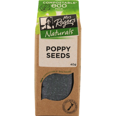 Mrs Rogers Naturals Eco Poppy Seeds 40g