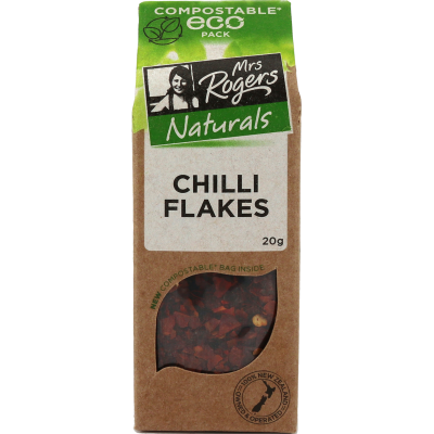 Mrs Rogers Naturals Eco Chilli Flakes 20g