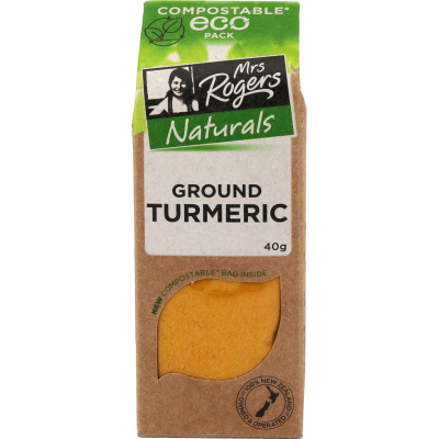 Mrs Rogers Naturals Turmeric ECO Pack 40g