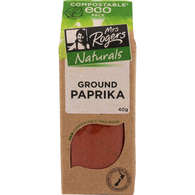 Mrs Rogers Naturals Eco Ground Paprika 40g