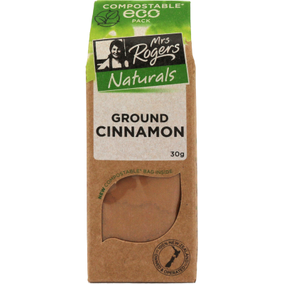 Mrs Rogers Naturals Eco Ground Cinnamon 30g