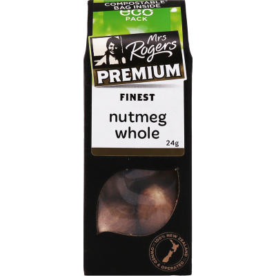 Mrs Rogers Premium Whole Nutmeg ECO Pack 24g