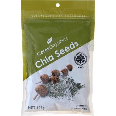 Ceres Organics Chia Seeds 125g