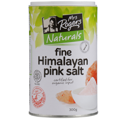 Mrs Rogers Naturals Fine Organic Himalayan Pink Salt 300g