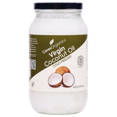 Ceres Organics Cold Pressed Virgin Coconut Oil 600g