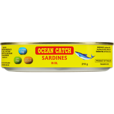 Ocean Catch Sardines In Oil 210g