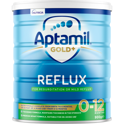 Aptamil Gold+ Reflux Baby Infant Formula Regurgitation or Mild Reflux From Birth to 12 Months 900g