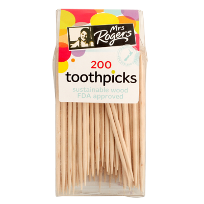 Mrs Rogers Party Toothpicks 200pk
