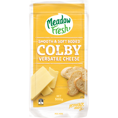 Meadow Fresh Colby Cheese 500g