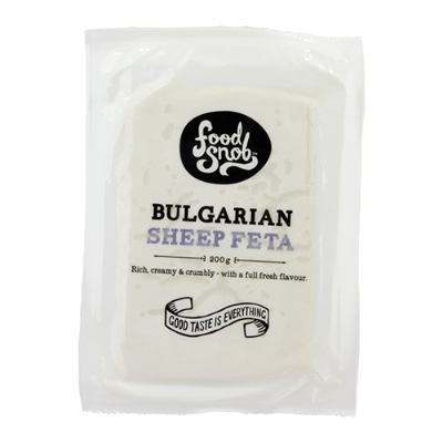 Food Snob Bulgarian Sheep Milk Feta Cheese 200g
