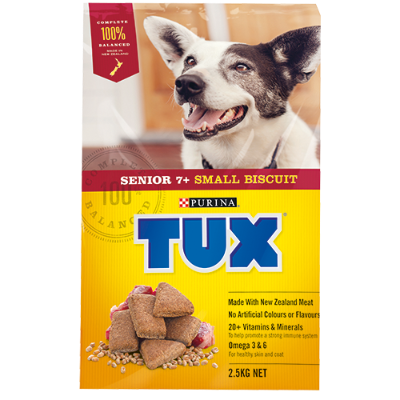 Purina TUX Senior Biscuits Small 2.5kg