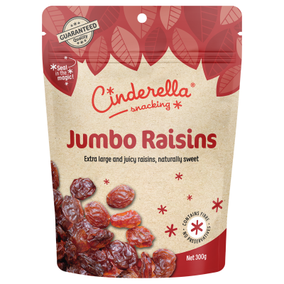 Cinderella Jumbo Raisins 300g