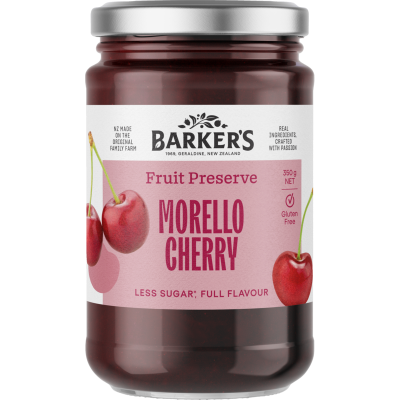Barker's Morello Cherry Fruit Preserve 350g