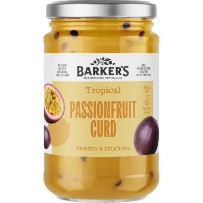 Barker's Tropical Passionfruit Curd 350g