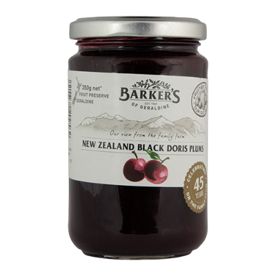 Barker's Black Doris Plum Jam 350g – GoPotatoes