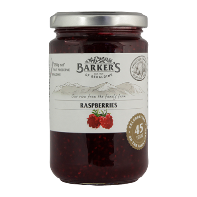 Barker's Raspberry Jam 350g