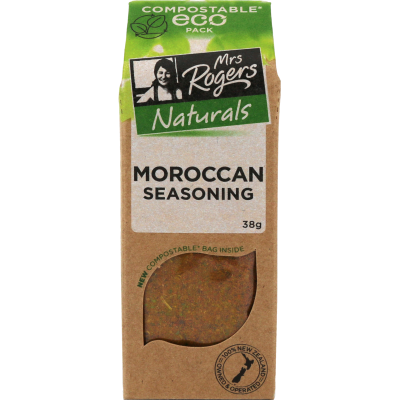 Mrs Rogers Naturals Eco Moroccan Seasoning 38g