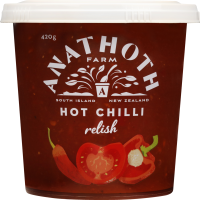 Anathoth Farm Hot Chilli Relish 420g