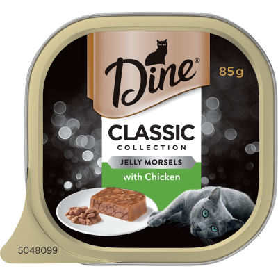 Dine Classic Collection Jelly Morsels with Chicken Wet Cat Food 85g