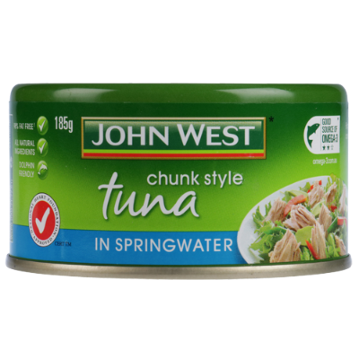 John West Tuna Chunks In Springwater 185g