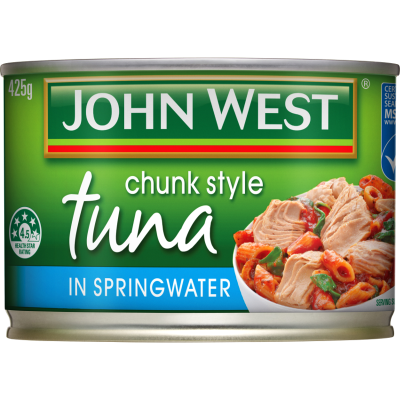 John West Chunk Style Tuna In Springwater 425g