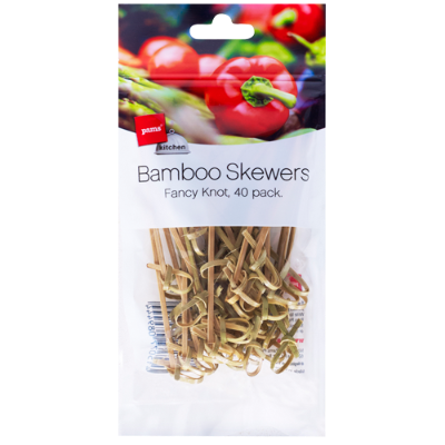 Pams Knotted Bamboo Skewers 40pk