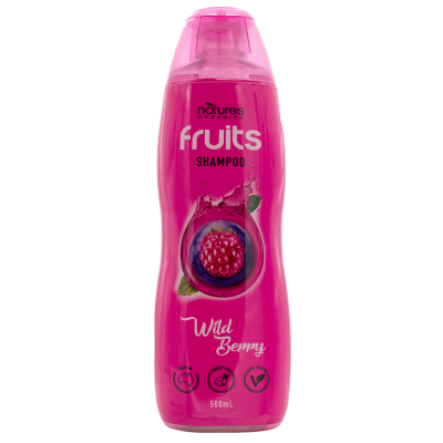 Natures Organics Fruits Wild Berry Shampoo 500ml