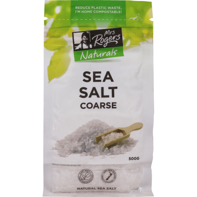 Mrs Rogers Naturals Coarse Sea Salt 0.5kg