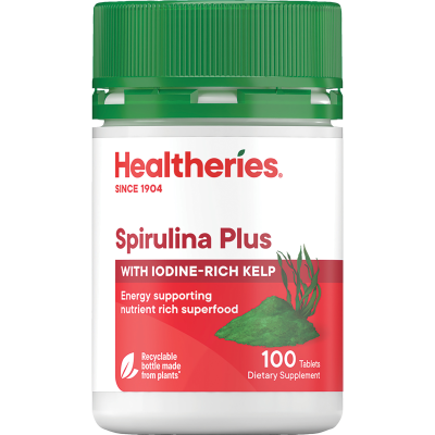 Healtheries Spirulina Plus Tablets 100pk