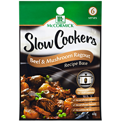 McCormick Slow Cookers Beef & Mushroom Ragout 40g