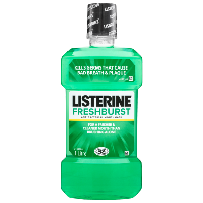 Listerine FreshBurst Antibacterial Mouthwash 1l