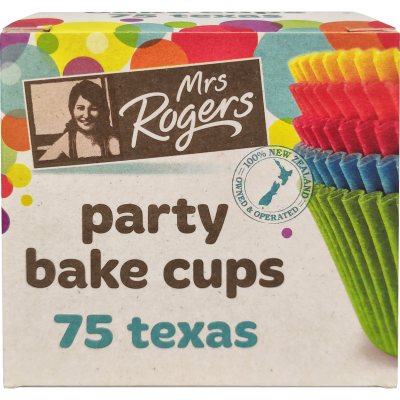 Mrs Rogers Texas Party Bake Cups 75pk