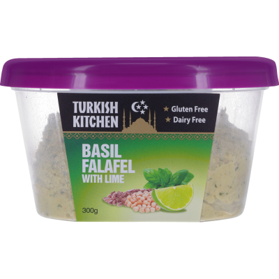 Turkish Kitchen Fresh Basil Falafel With Lime 300g