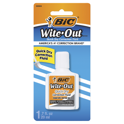 Bic Wite-Out Quick Dry Correction Fluid 1pk