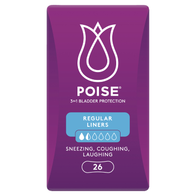 Poise Regular Liners 26pk